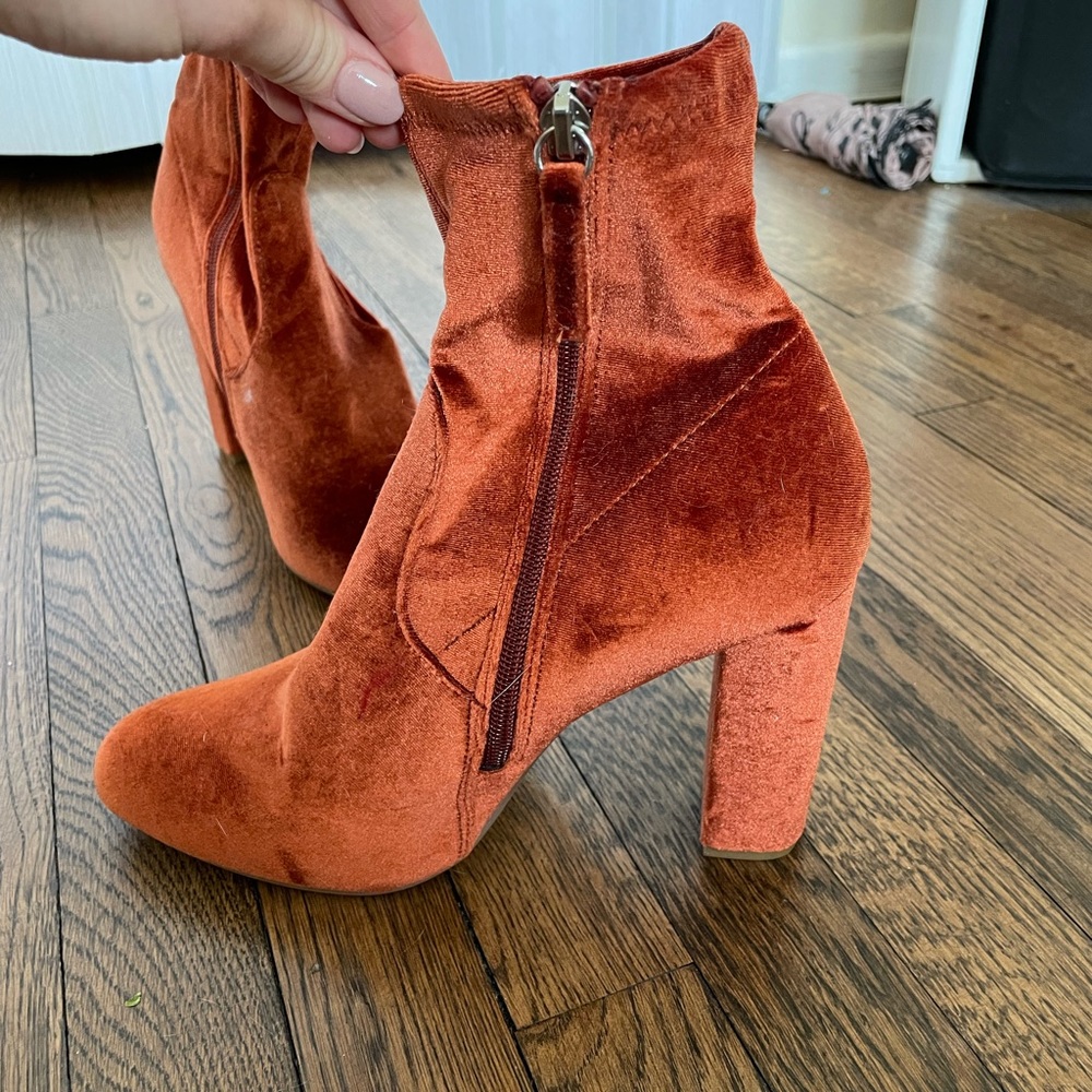 Steve Madden Velour Booties